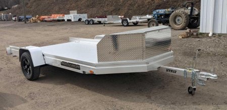 New 2026 Aluma 12' UTV Trailer w/ Pull Out Ramp