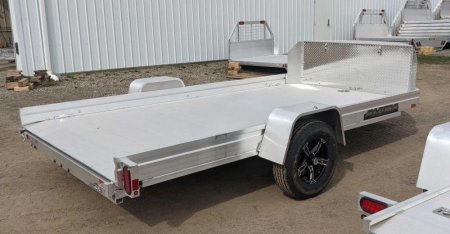 New 2026 Aluma 12' UTV Trailer w/ Pull Out Ramp