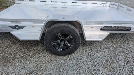 New 2026 Aluma 6'5" x 12 HD Executive Series Utility w/ Slide Out Ramp