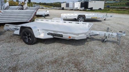 New 2026 Aluma 6'5" x 12 HD Executive Series Utility w/ Slide Out Ramp