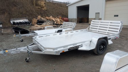 New 2026 Aluma 6'5" x 12 HD Executive Series Utility w/ Bi-Fold Gate