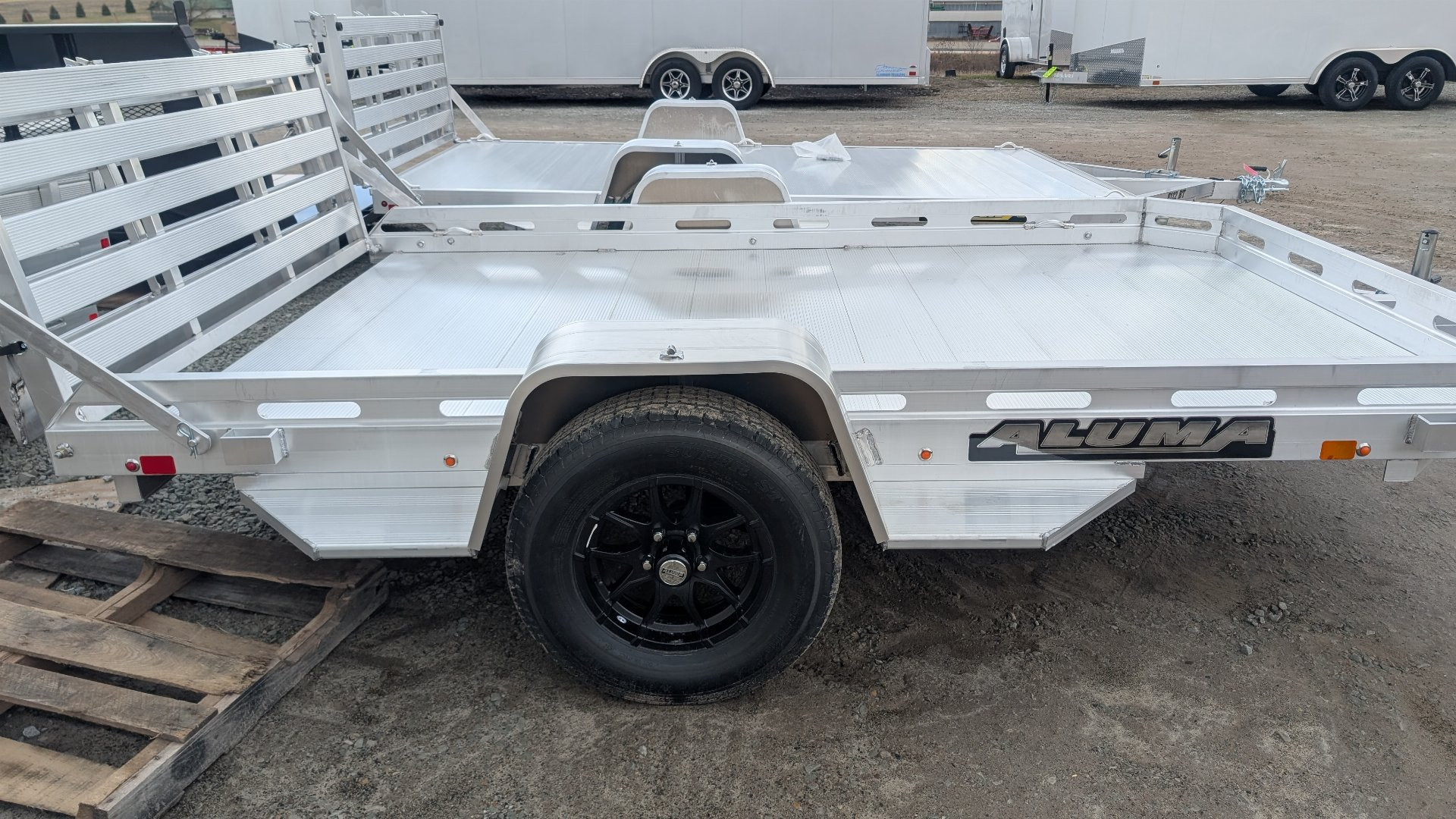 New 2026 Aluma 6'5" x 10 HD Executive Series Utility w/ Bi-Fold Gate