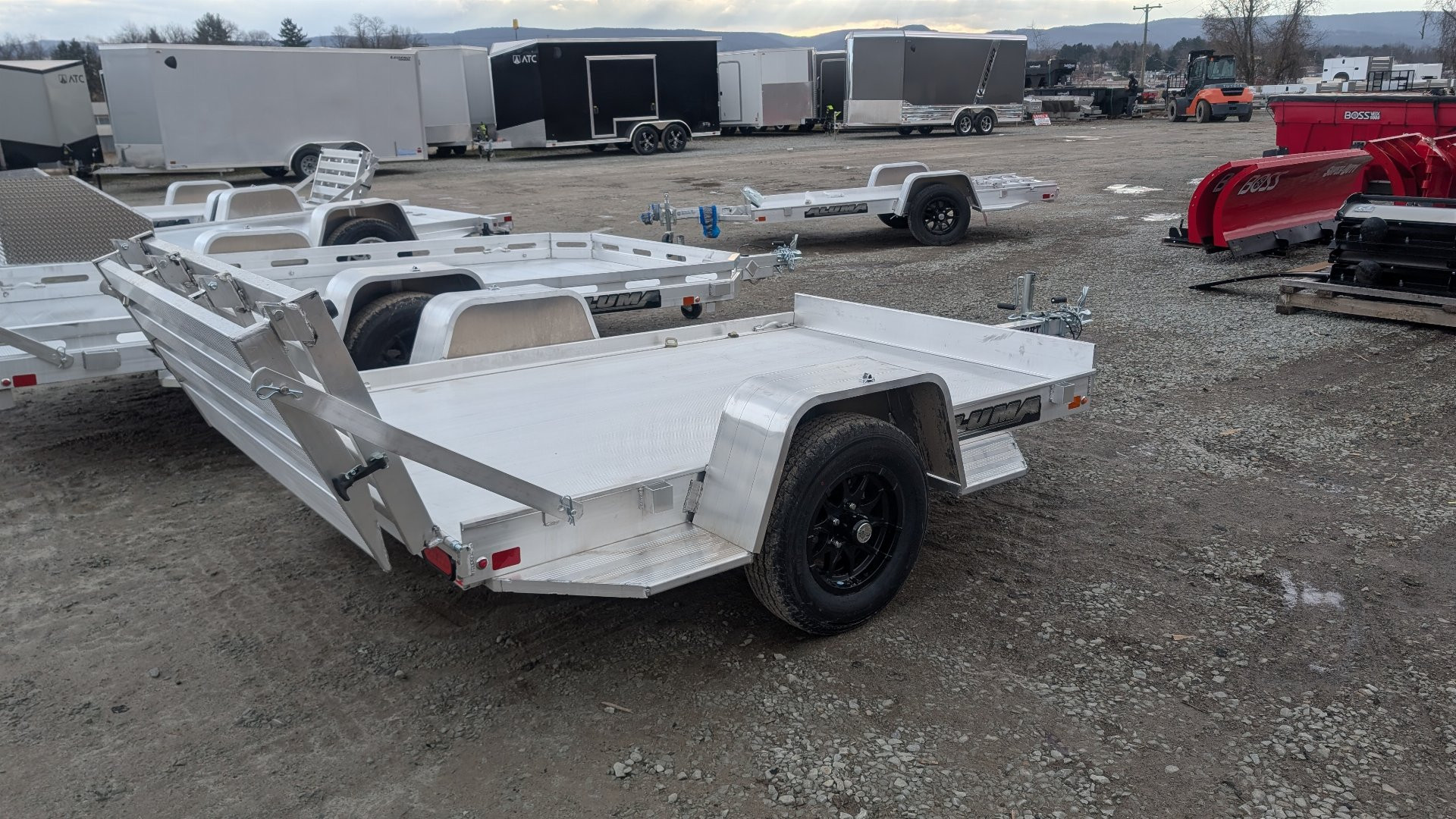 New 2026 Aluma 6'5" x 10 HD Executive Series Utility w/ Bi-Fold Gate