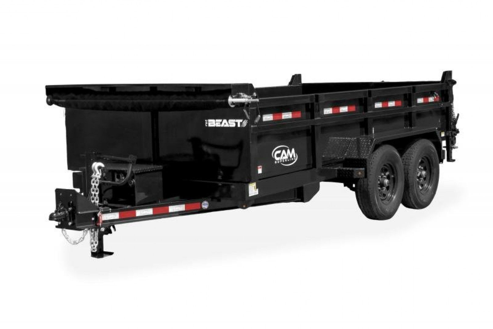 New 2025 CAM Superline 6'10" x 12' HD "BEAST" Lo Pro Equipment Dump w/ Underbody Ramps