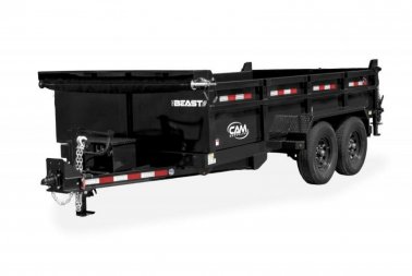New 2025 CAM Superline 6'10  x 12' HD  BEAST  Lo Pro Equipment Dump w/ Underbody Ramps