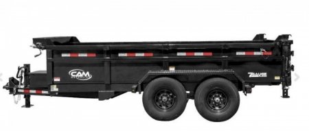 New 2025 CAM Superline 6'10" x 12' HD "BEAST" Lo Pro Equipment Dump w/ Underbody Ramps