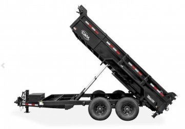 New 2025 CAM Superline 6'10" x 12' HD "BEAST" Lo Pro Equipment Dump w/ Underbody Ramps