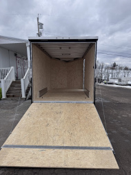 New 2025 ATC 7.5 x 14 (2') V Nose "STo400" All Aluminum Enclosed Cargo Trailer w/ Ramp