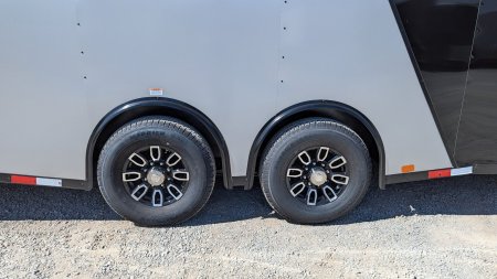 New 2025 Homesteader 8.5 x 28 HD SERIES Intrepid Car Hauler w/ Ramp (14K GVW)