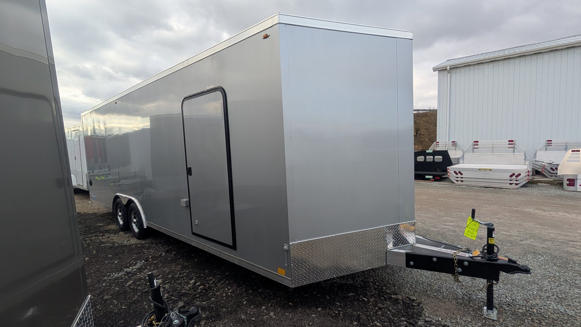 New 2025 Legend 8.5 x 24 + 2' V Thunder Car Hauler w/ Ramp Door (84" Interior)