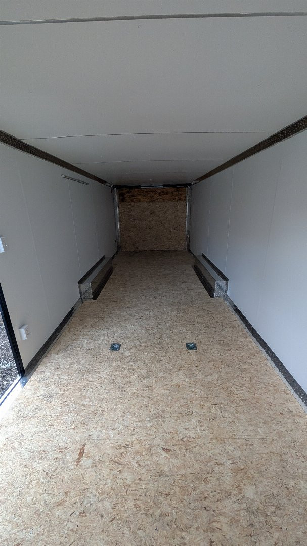 New 2025 Legend 8.5 x 24 + 2' V Thunder Car Hauler w/ Ramp Door (84" Interior)
