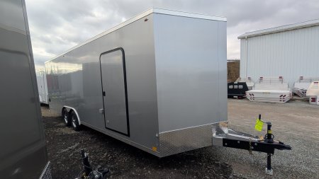 New 2025 Legend 8.5 x 24 + 2' V Thunder Car Hauler w/ Ramp Door (84" Interior)
