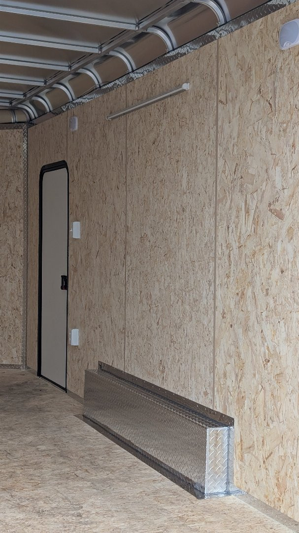 New 2025 Legend 8x16 + 3' Deluxe V-Nose Cargo Trailer w/ Ramp Door (90" INSIDE!!!)