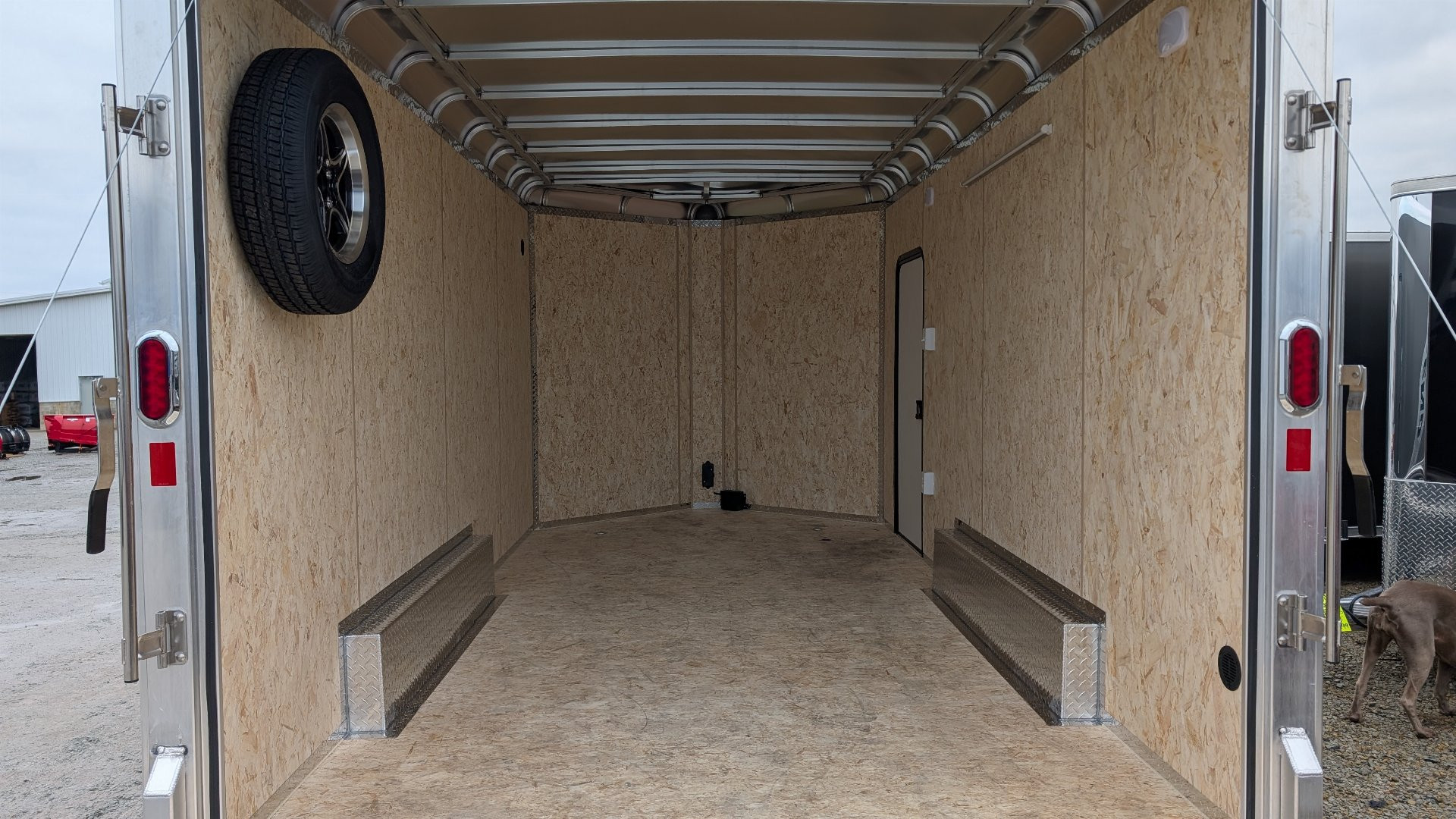 New 2025 Legend 8x16 + 3' Deluxe V-Nose Cargo Trailer w/ Ramp Door (90" INSIDE!!!)