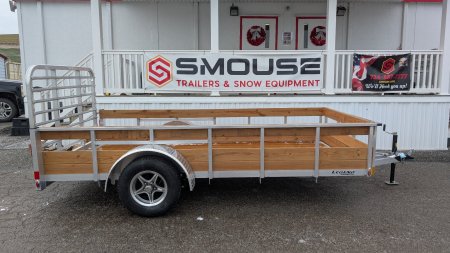 New 2025 Legend 6x12 Open Aluminum High Wood Side Trailer