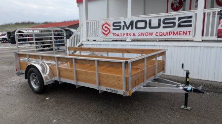 New 2025 Legend 6x12 Open Aluminum High Wood Side Trailer