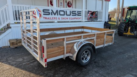 New 2025 Legend 6x10 Open Aluminum High Wood Side Trailer
