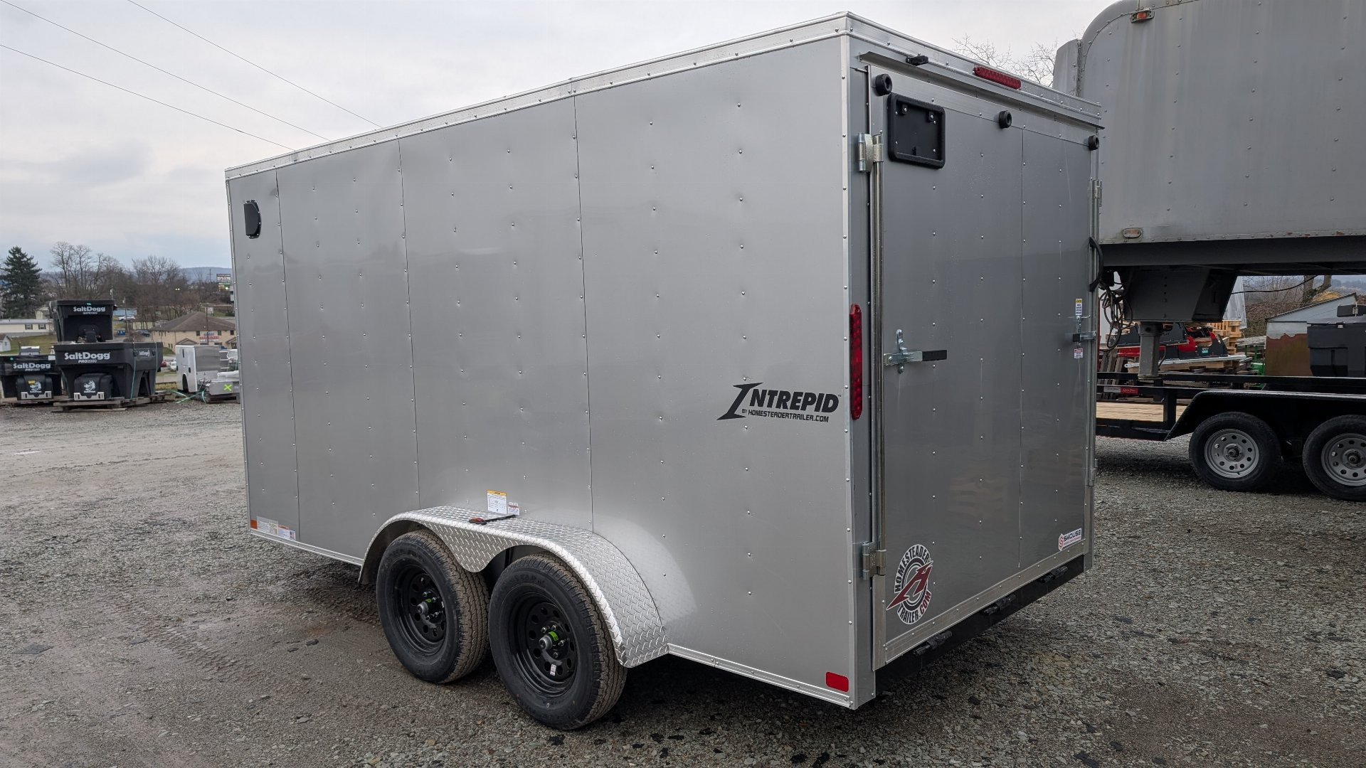 New 2025 Homesteader 7x14 Intrepid V-Nose Cargo Trailer w/ Ramp Door