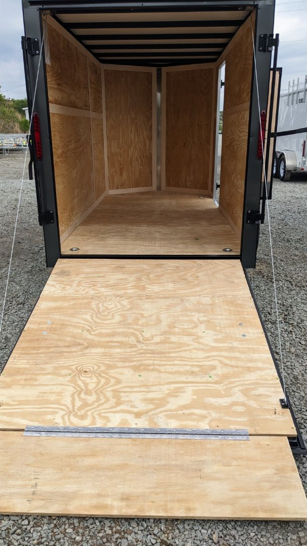 New 2025 Homesteader 6x12 Intrepid V-Nose Cargo Trailer w/ Ramp Door