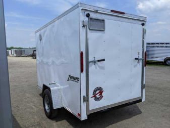 New 2025 Homesteader 6x10 Intrepid V-Nose Cargo Trailer w/ Ramp Door