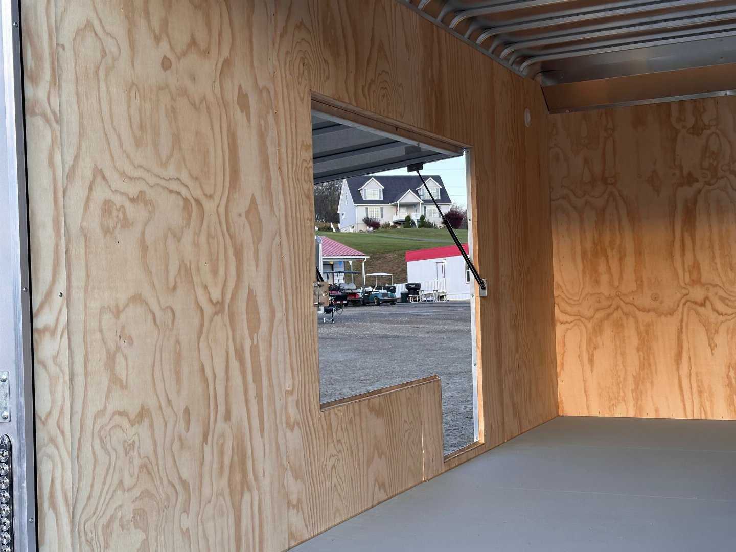 New 2025 Car Mate 7x16 HD Custom Cargo Trailer w/ Step-Out Awning Door (PRICE DROP!!)