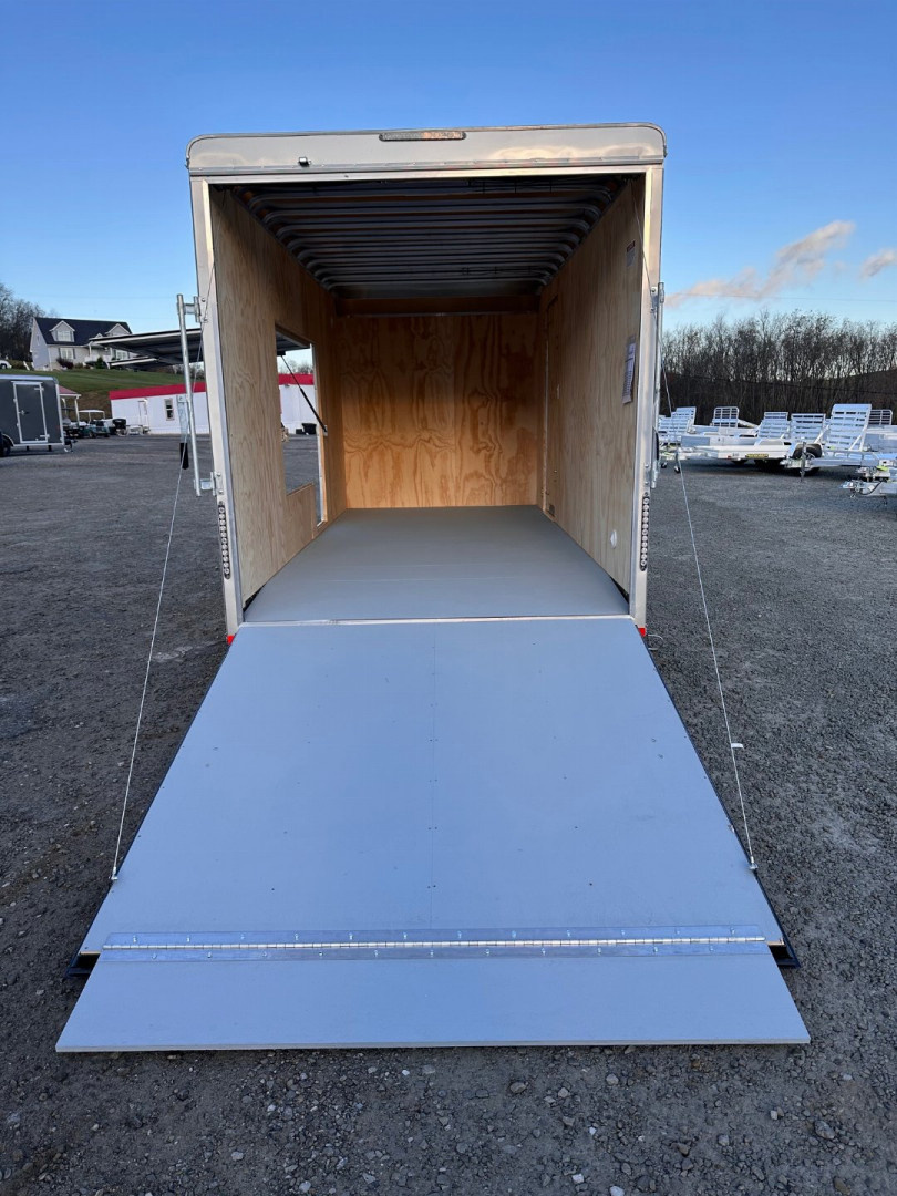 New 2025 Car Mate 7x16 HD Custom Cargo Trailer w/ Step-Out Awning Door (PRICE DROP!!)