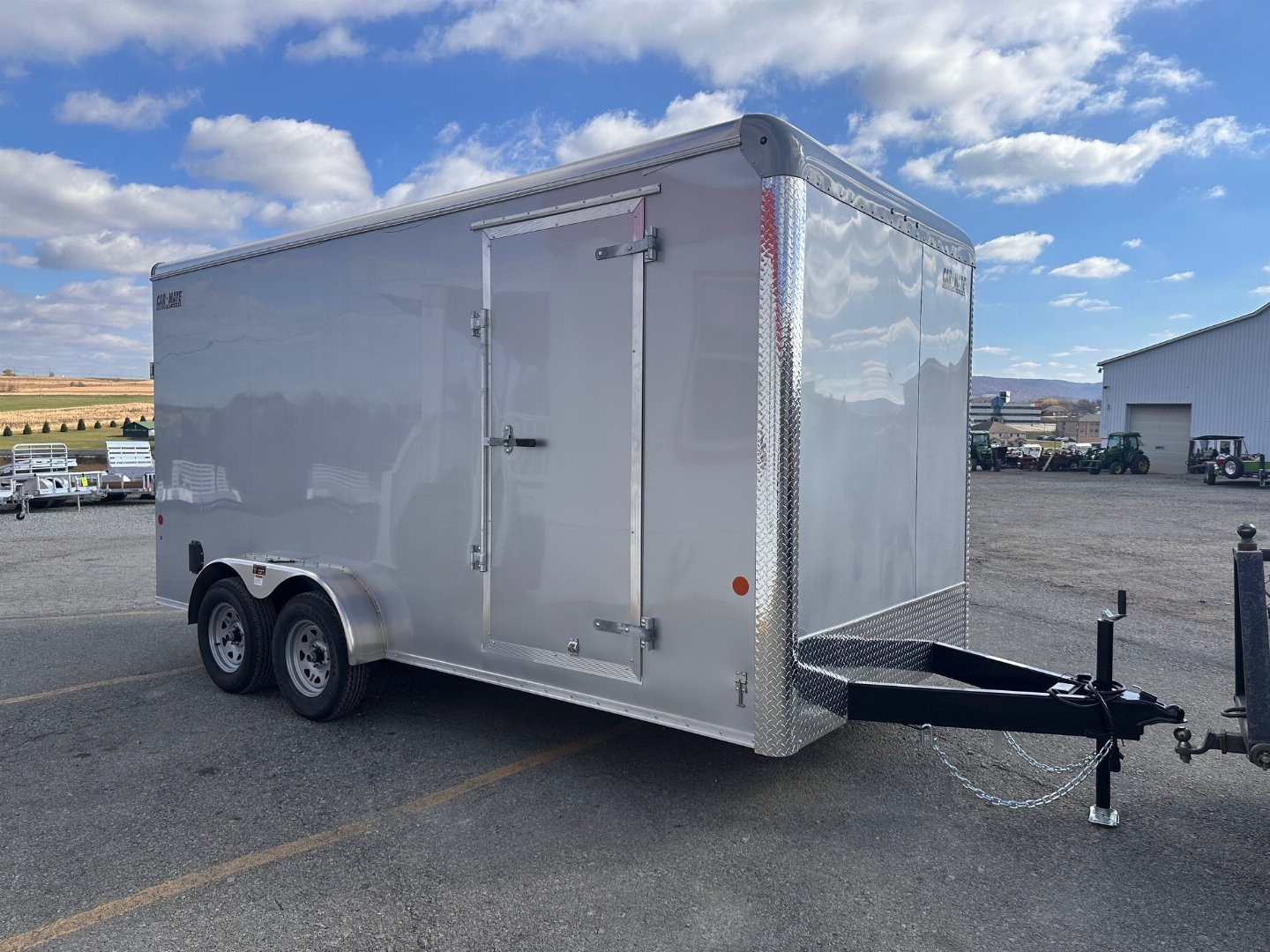 New 2025 Car Mate 7x16 HD Custom Cargo Trailer w/ Step-Out Awning Door (PRICE DROP!!)