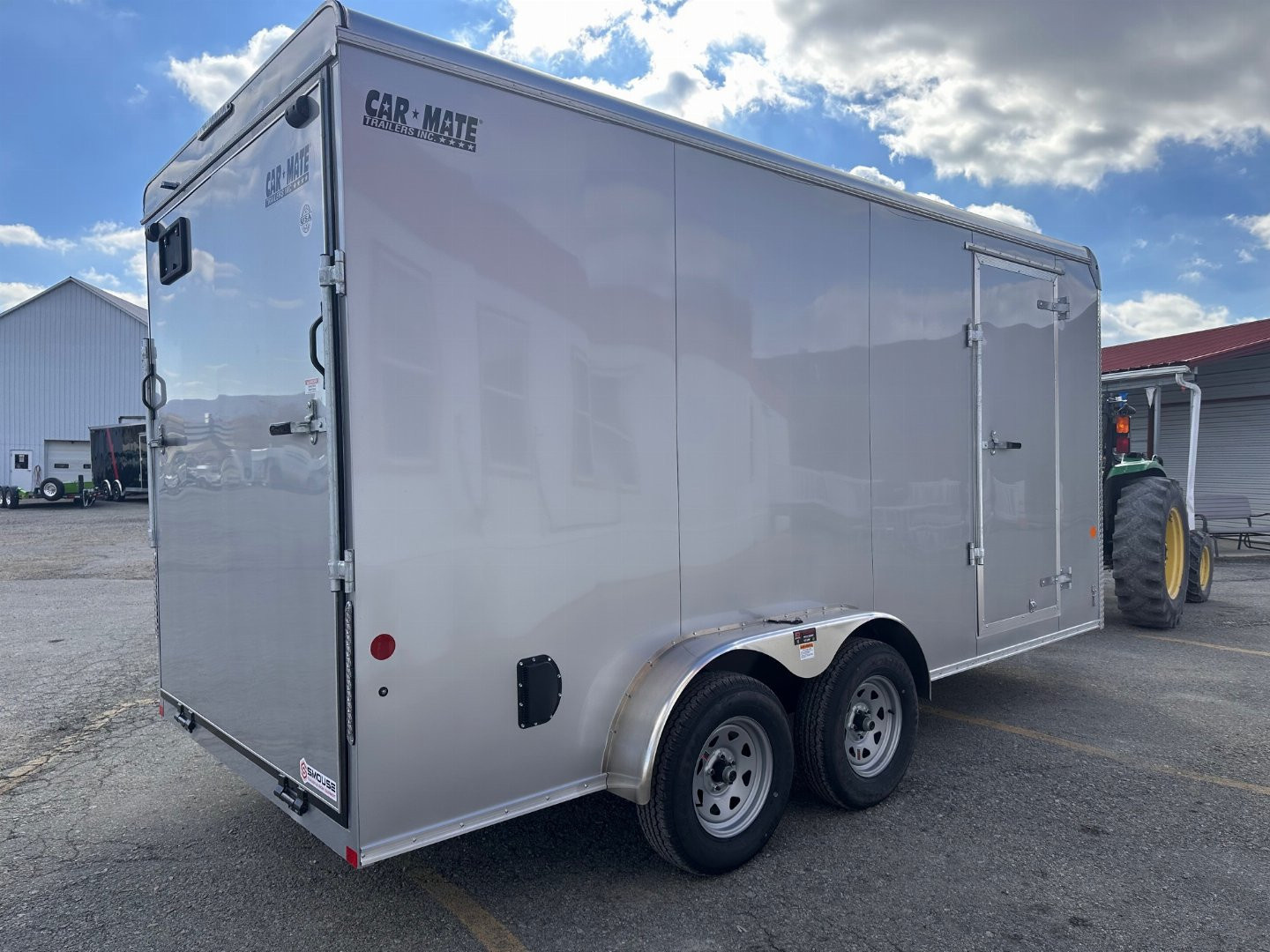 New 2025 Car Mate 7x16 HD Custom Cargo Trailer w/ Step-Out Awning Door (PRICE DROP!!)