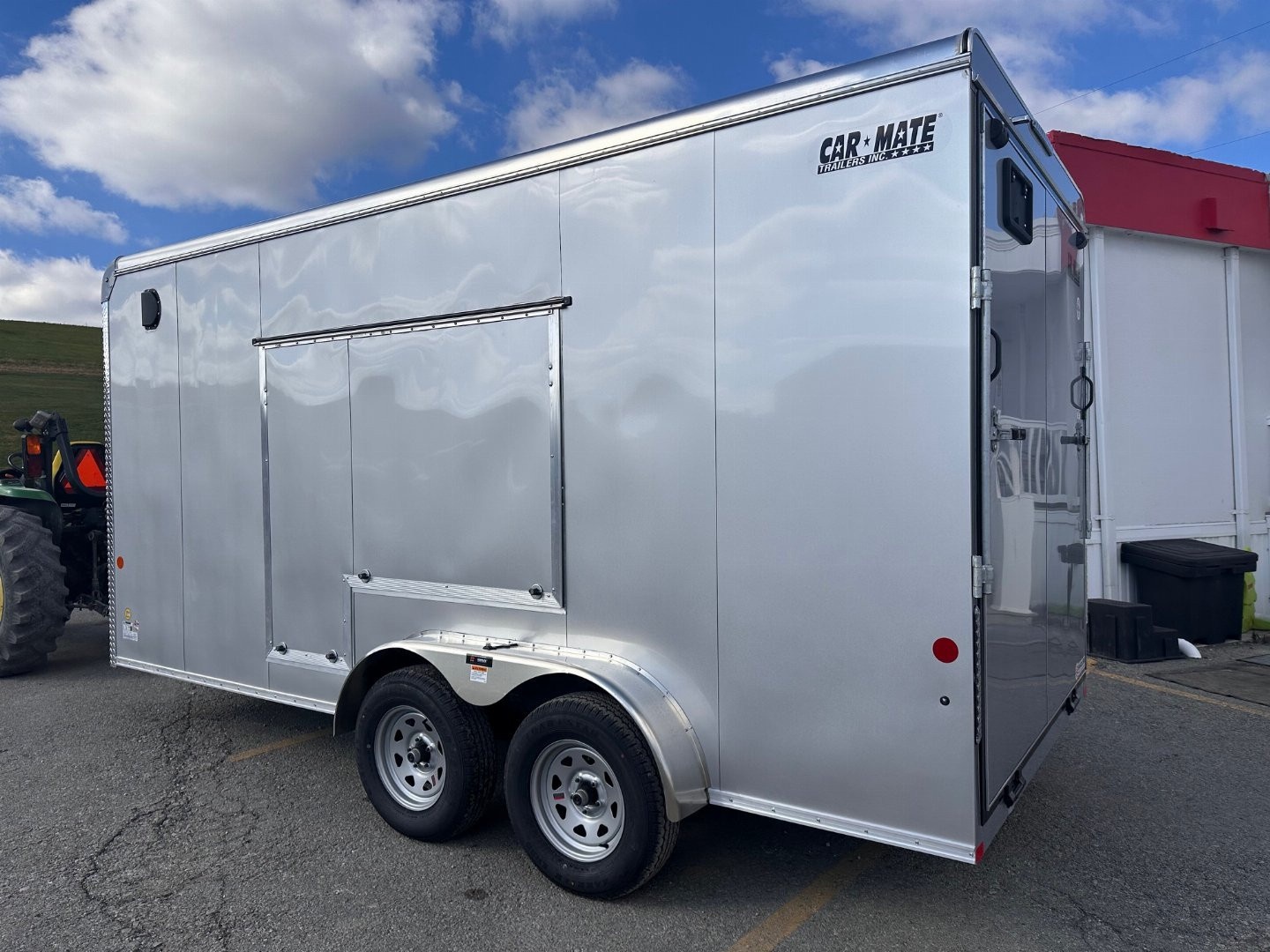 New 2025 Car Mate 7x16 HD Custom Cargo Trailer w/ Step-Out Awning Door (PRICE DROP!!)
