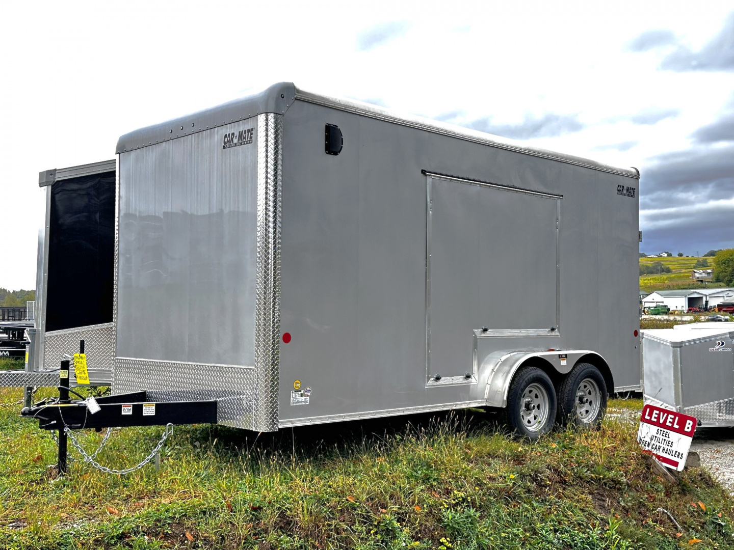 New 2025 Car Mate 7x16 HD Custom Cargo Trailer w/ Step-Out Awning Door (PRICE DROP!!)