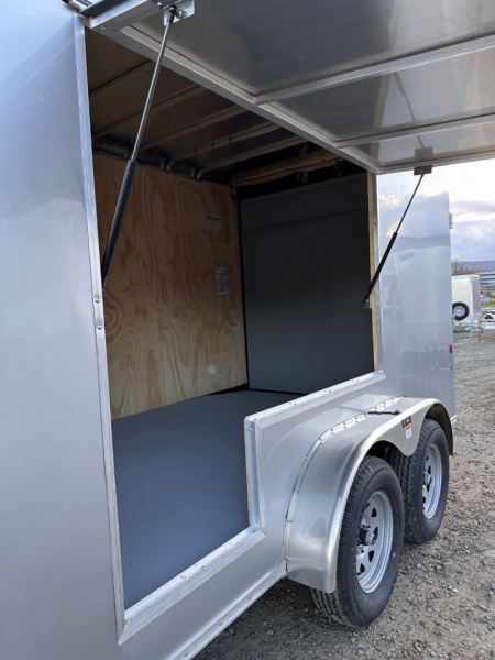 New 2025 Car Mate 7x16 HD Custom Cargo Trailer w/ Step-Out Awning Door (PRICE DROP!!)