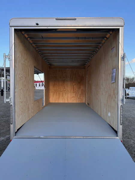 New 2025 Car Mate 7x16 HD Custom Cargo Trailer w/ Step-Out Awning Door (PRICE DROP!!)