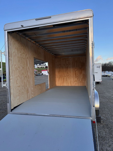 New 2025 Car Mate 7x16 HD Custom Cargo Trailer w/ Step-Out Awning Door (PRICE DROP!!)