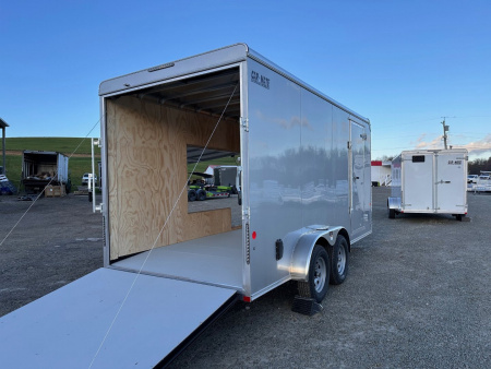 New 2025 Car Mate 7x16 HD Custom Cargo Trailer w/ Step-Out Awning Door (PRICE DROP!!)