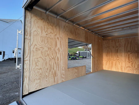 New 2025 Car Mate 7x16 HD Custom Cargo Trailer w/ Step-Out Awning Door (PRICE DROP!!)