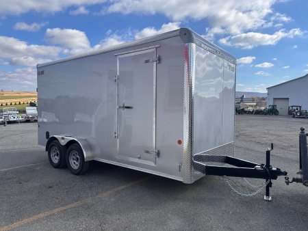 New 2025 Car Mate 7x16 HD Custom Cargo Trailer w/ Step-Out Awning Door (PRICE DROP!!)