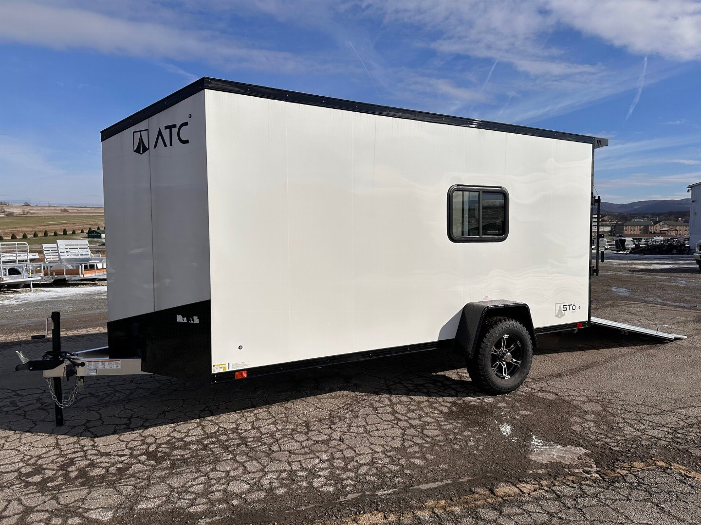 New NEW 2024 ATC 6.5' x14' "Adventure" STo350 Aluminum Enclosed Cargo Trailer (PRICE DROP!!!)