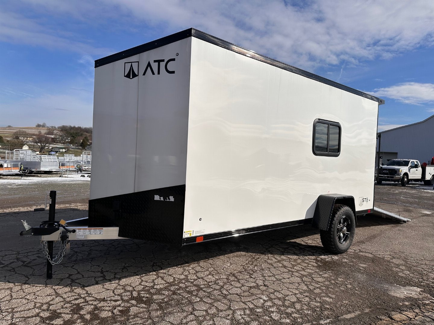 New NEW 2024 ATC 6.5' x14' "Adventure" STo350 Aluminum Enclosed Cargo Trailer (PRICE DROP!!!)