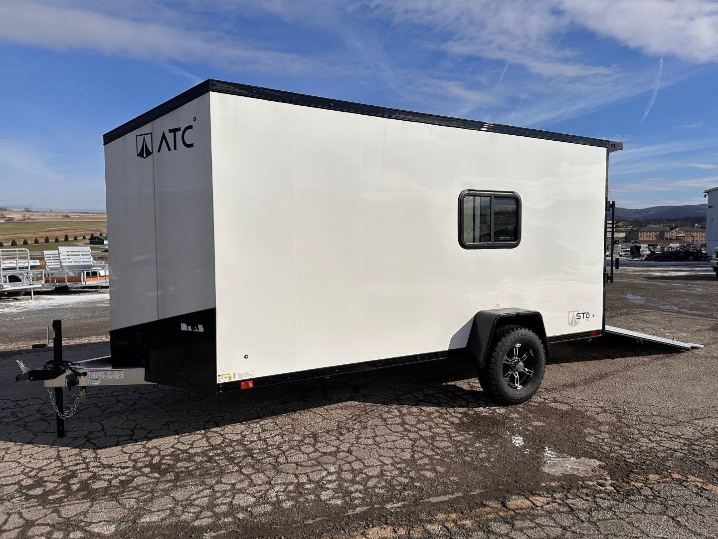 New NEW 2024 ATC 6.5' x14' "Adventure" STo350 Aluminum Enclosed Cargo Trailer (PRICE DROP!!!)