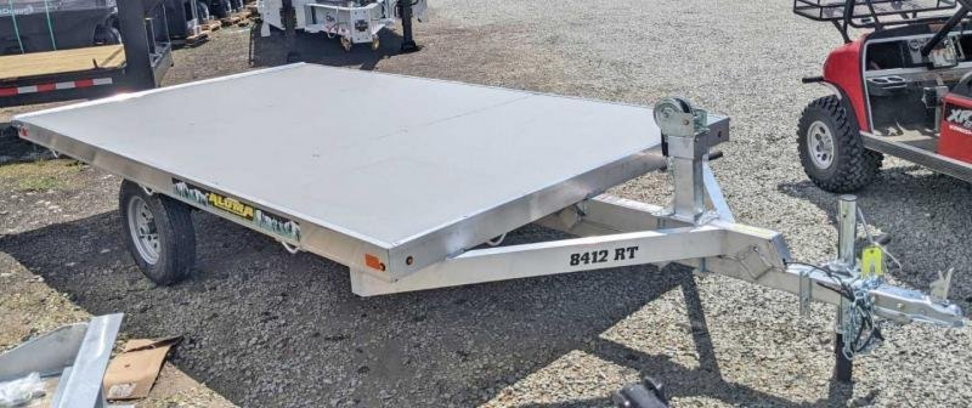 New 2025 Aluma 12' Raft Trailer w/ Roller & Winch