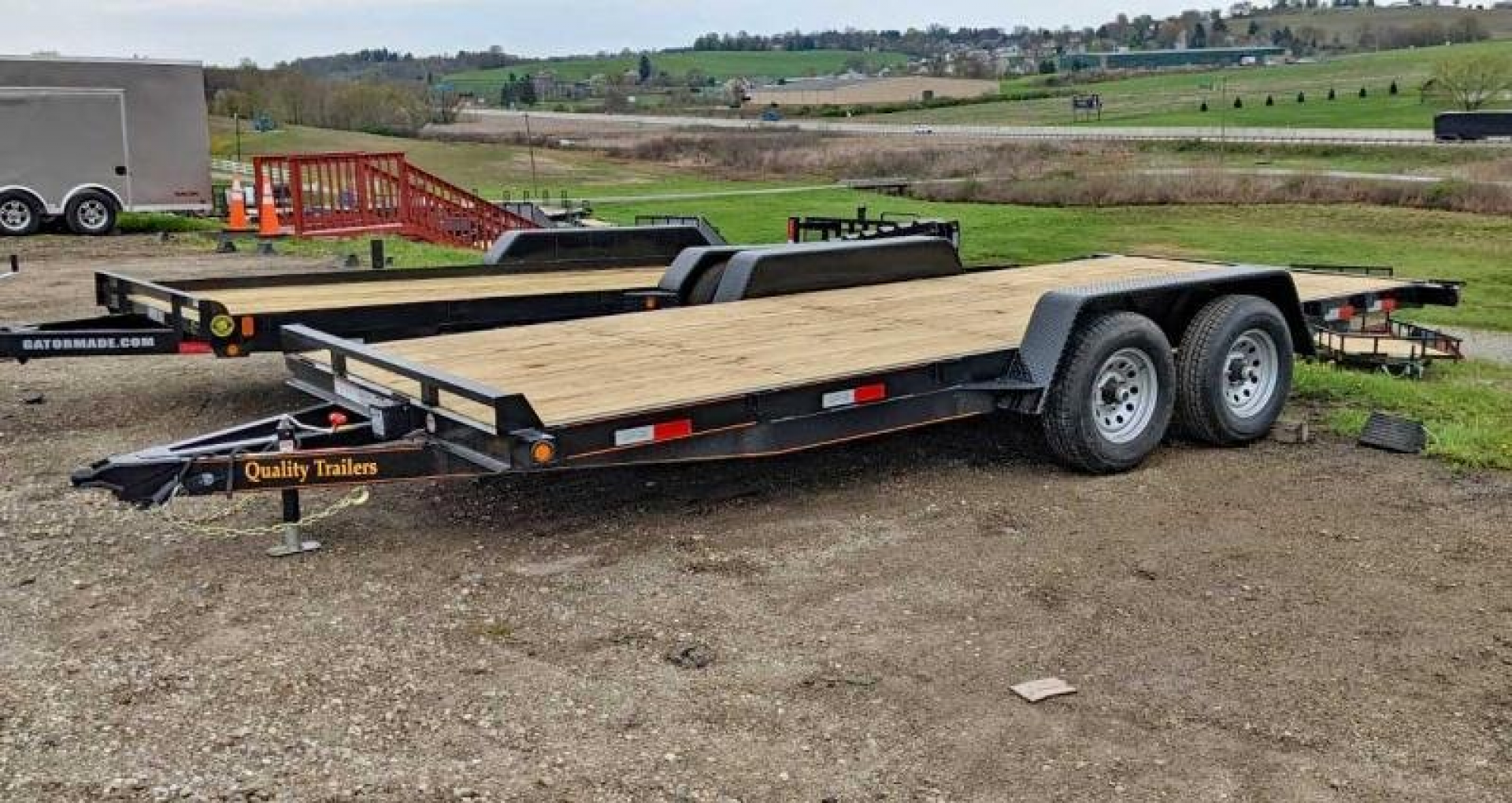 New 2025 Quality 18' HD General Duty Car Hauler w/ 2' DOVE