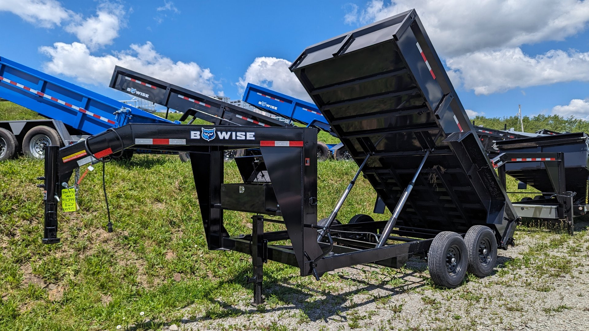 New 2025 BWise 6'9" x 14' HD Lo Pro GOOSENECK Equipment Dump