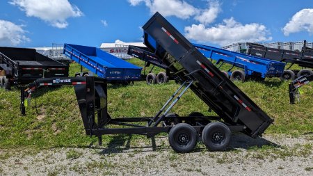 New 2025 BWise 6'9" x 14' HD Lo Pro GOOSENECK Equipment Dump
