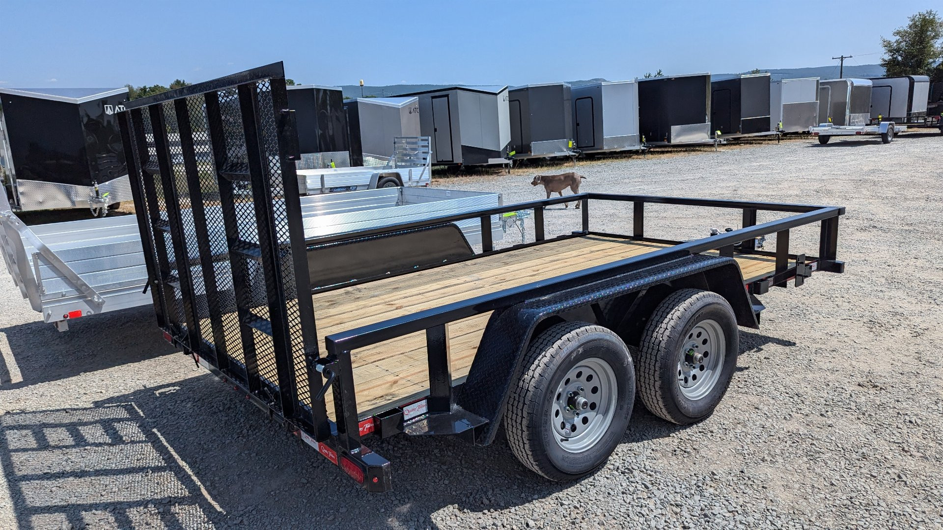 New 2025 Quality 7x12 PRO Utility Trailer w/ No Dove