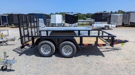New 2025 Quality 7x12 PRO Utility Trailer w/ No Dove