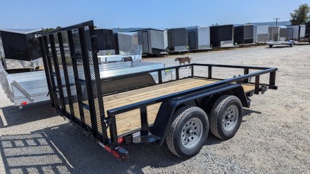 New 2025 Quality 7x12 PRO Utility Trailer w/ No Dove