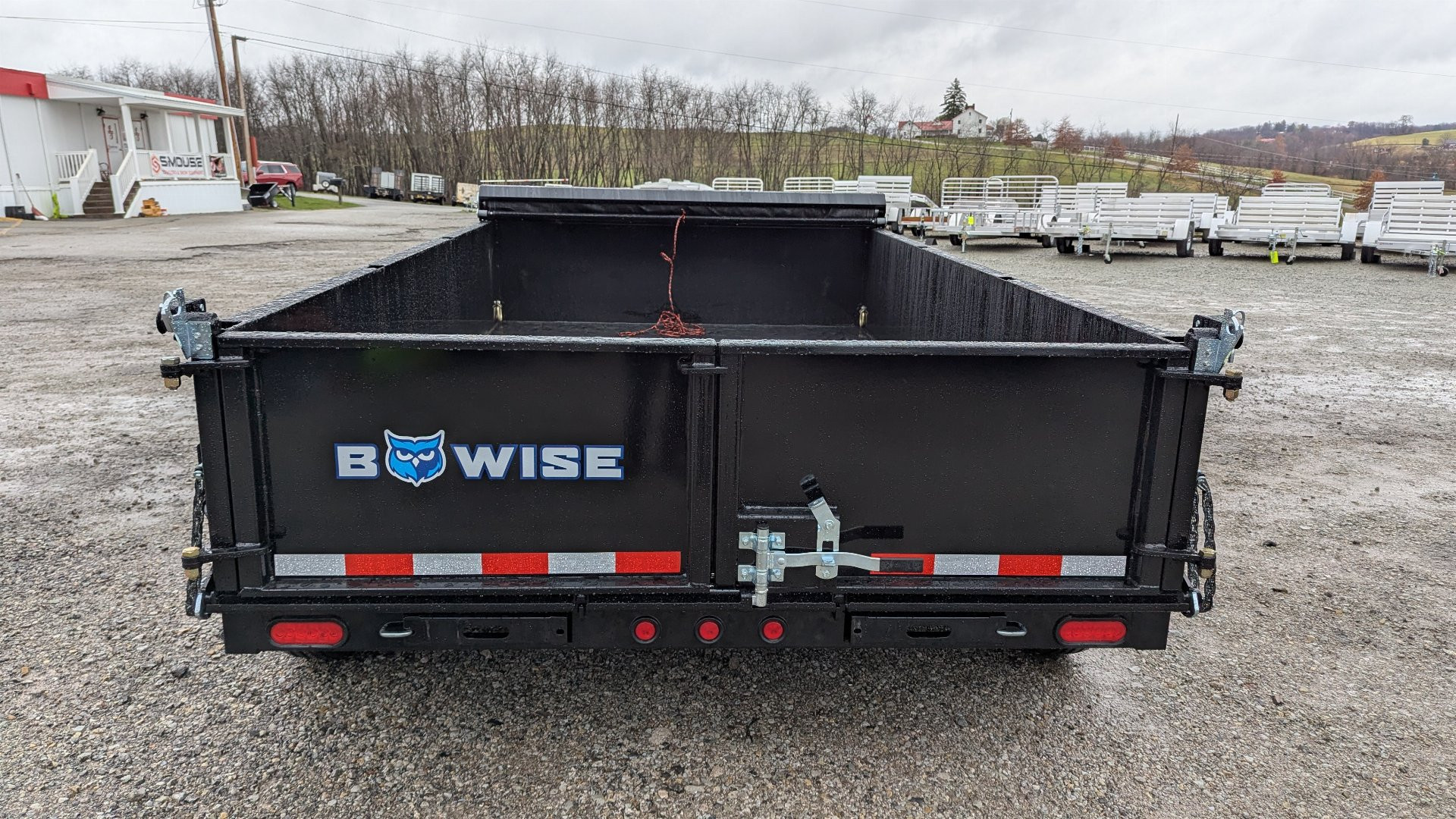 New 2025 BWise 6'10" x 12 HD Lo Pro POWER Equipment Dump w/ Combo Gate & Tarp Kit - PRICE DROP!!!