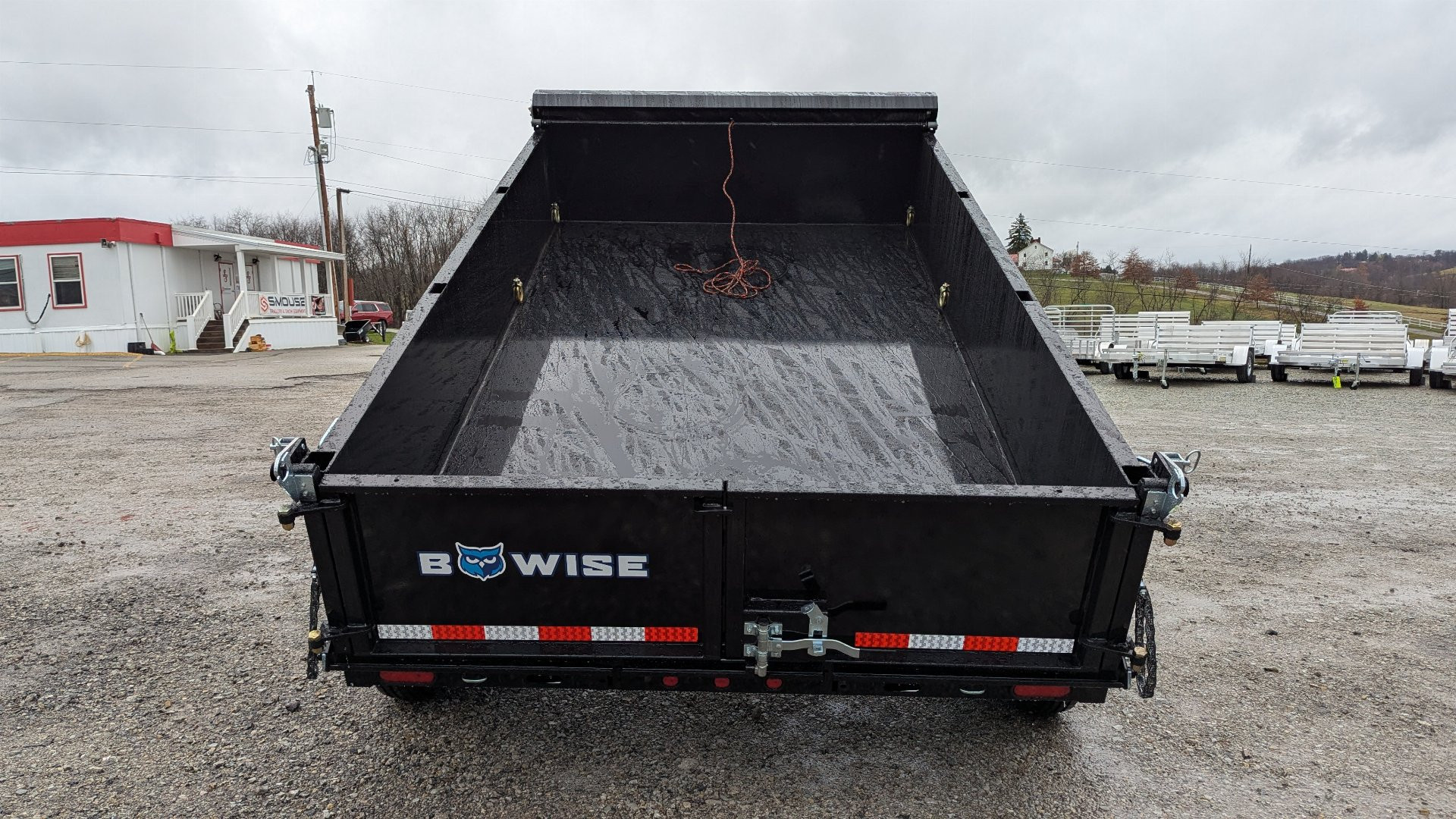 New 2025 BWise 6'10" x 12 HD Lo Pro POWER Equipment Dump w/ Combo Gate & Tarp Kit - PRICE DROP!!!