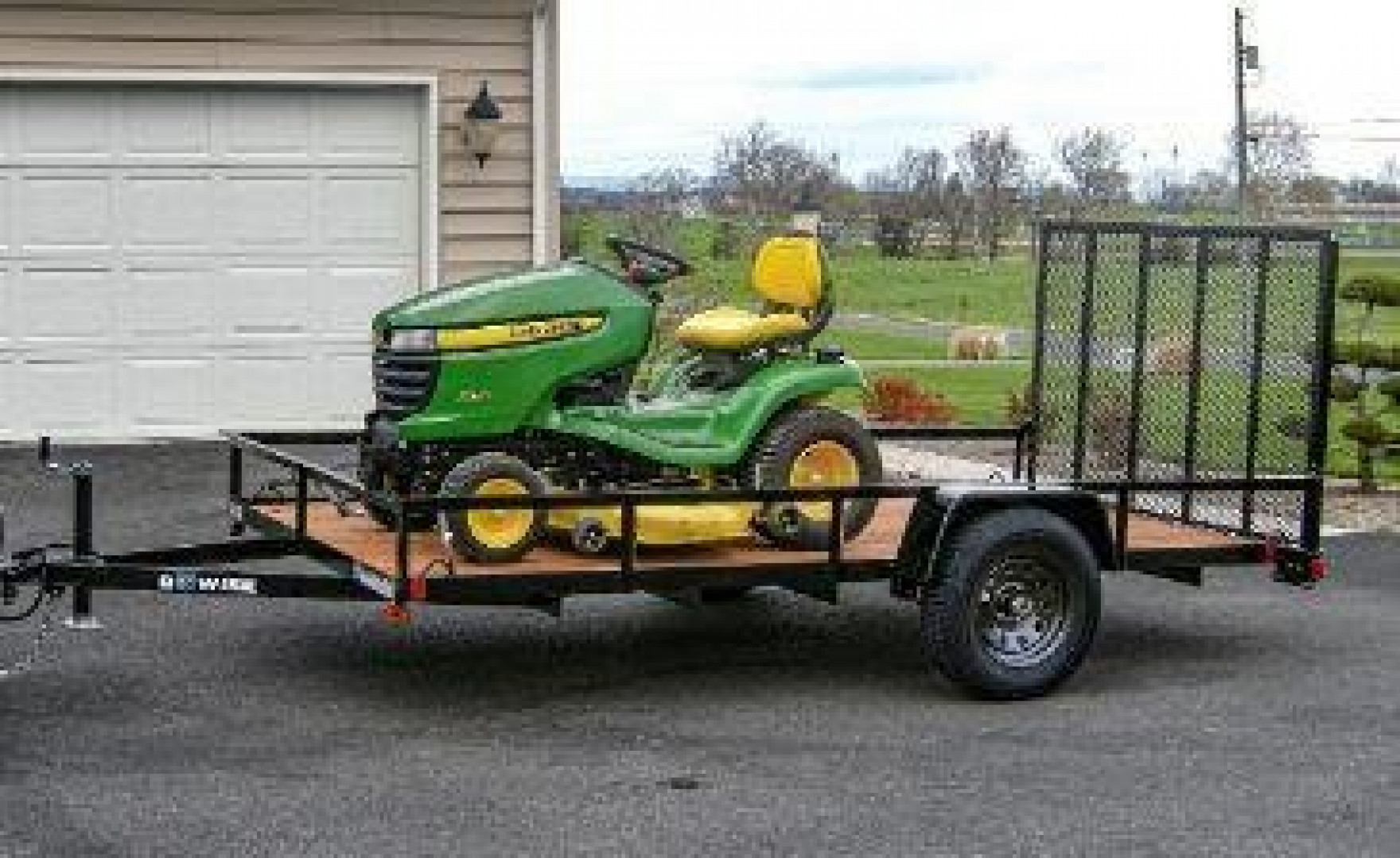 New 2025 BWise 6x12 Utility Trailer