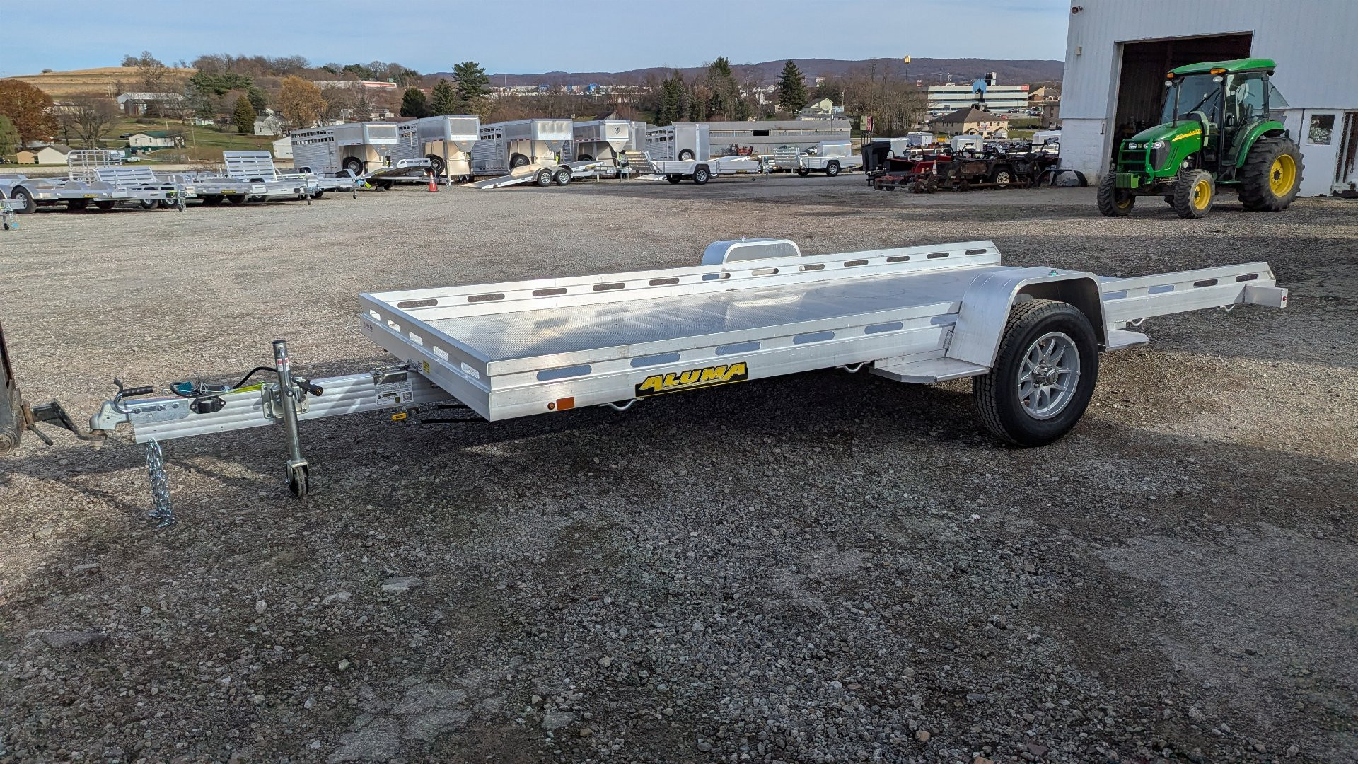 New NEW 2025 Aluma 6'6" x 15 TILT TRAILER - 4000#Axle!!!
